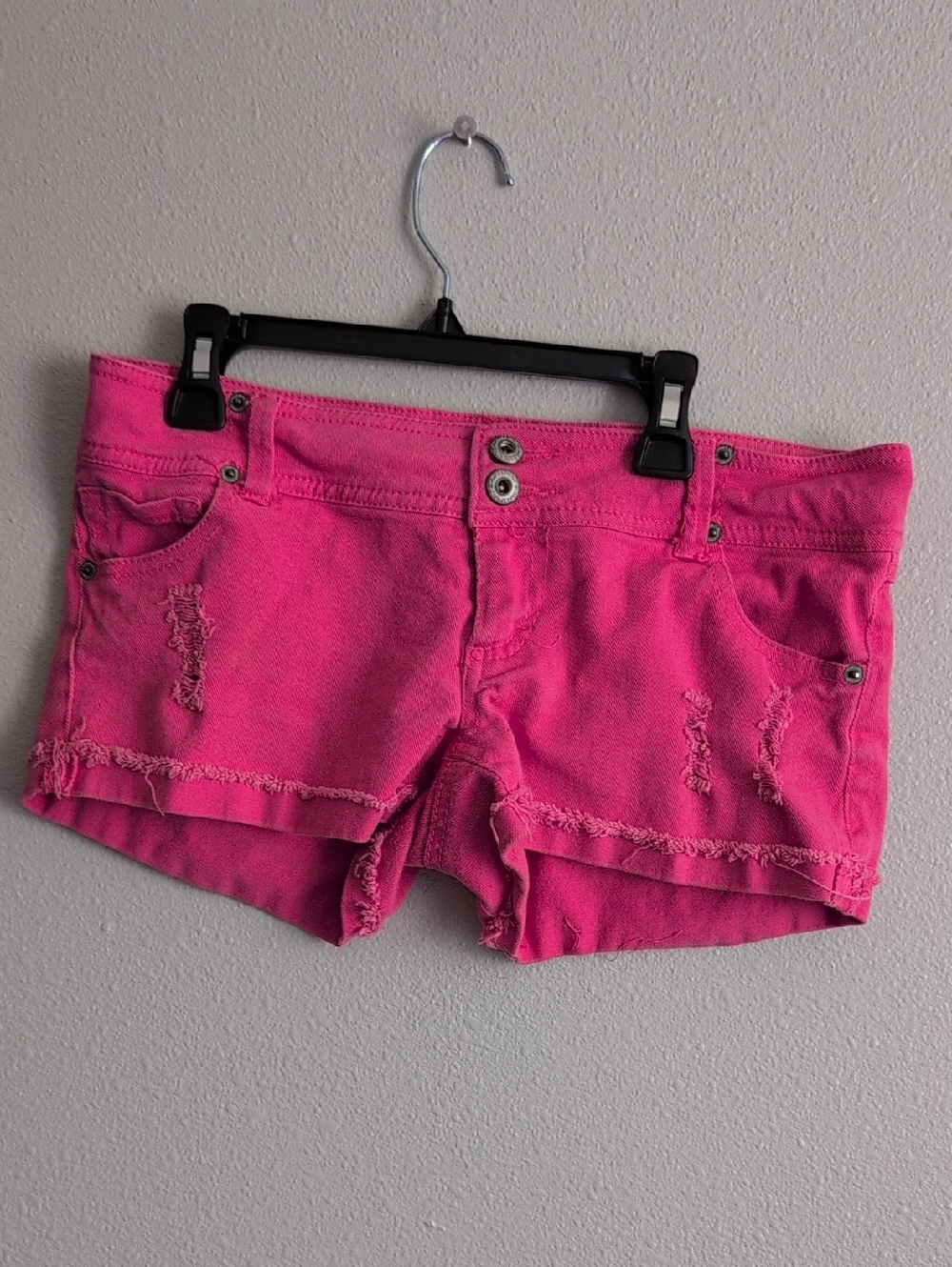 Pink Short Juniors Denim Shorts - Blue Asphalt Brand